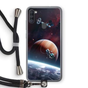 Examiner: Samsung Galaxy A11 Transparant Hoesje met koord