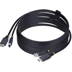 StarTech.com 3m HDMI en USB KVM Kabel, 5Gbps, 4K 60Hz, HDR10, HDMI audio, HDMI 2.0 en USB Combo Kabe