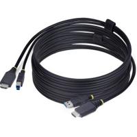 StarTech.com 3m HDMI en USB KVM Kabel, 5Gbps, 4K 60Hz, HDR10, HDMI audio, HDMI 2.0 en USB Combo Kabe