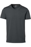 HAKRO 269 Regular Fit T-Shirt ronde hals antraciet, Effen - thumbnail