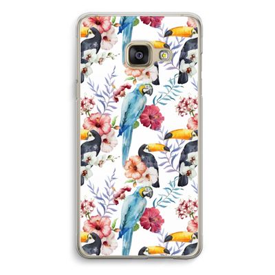 Bloemen tukan: Samsung A3 (2017) Transparant Hoesje