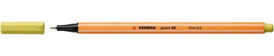 STABILO point 88 fineliner, mosterdgeel