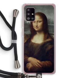 Mona Lisa: Samsung Galaxy A51 5G Transparant Hoesje met koord