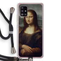 Mona Lisa: Samsung Galaxy A51 5G Transparant Hoesje met koord