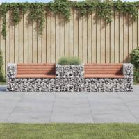 Tuinbank met schanskorf massief douglashout