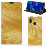 Huawei P Smart (2019) Book Wallet Case Licht Hout