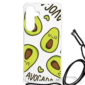 Samsung Galaxy S24 Plus Stevig Bumper Hoesje Avocado Singing