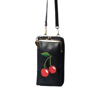 Banned Cherry Pie Telefoon Tas Zwart