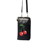 Banned Cherry Pie Telefoon Tas Zwart
