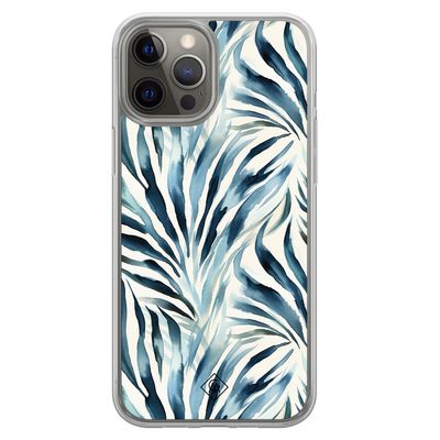iPhone 12 (Pro) hybride hoesje - Japandi waves