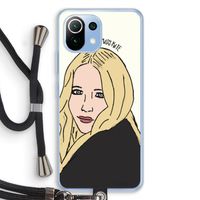Mary Kate: Xiaomi Mi 11 Lite Transparant Hoesje met koord