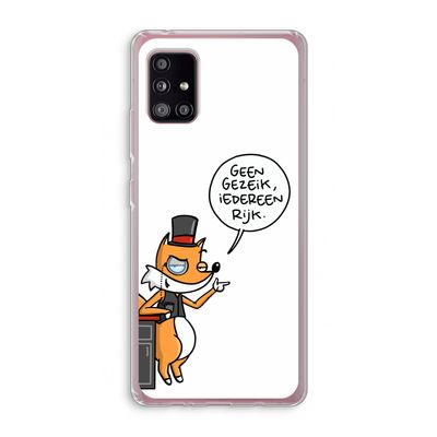 Geen Gezeik: Samsung Galaxy A51 5G Transparant Hoesje