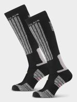 Poederbaas Skisokken 2-pack Zwart-35/38