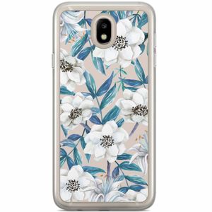 Samsung Galaxy J7 2017 siliconen hoesje - Touch of flowers