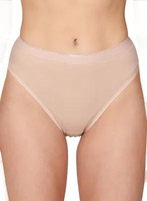 Ondergoed 2-Pack dames Rio slip - 32282 - Hoog opgesneden dames slip - Biologisch katoen