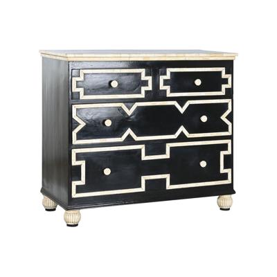Ladekast Home ESPRIT Zwart 111 x 51 x 99 cm