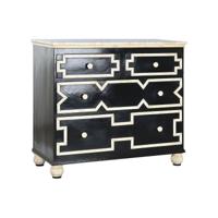 Ladekast Home ESPRIT Zwart 111 x 51 x 99 cm