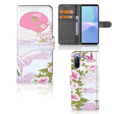 Sony Xperia 10 III | Telefoonhoesje | Met pasjeshouder | Bird Standing