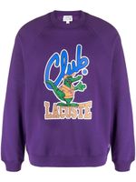 Lacoste sweat en jersey à imprimé graphique - Violet - thumbnail