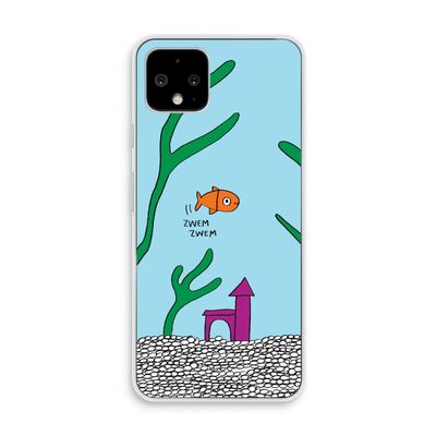 Aquarium: Pixel 4 Transparant Hoesje