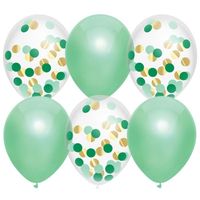 Ballonnen Set Mint Groen - 6 stuks