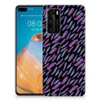 Huawei P40 | TPU bumper | Feathers Color