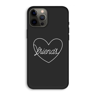 Friends heart pastel: iPhone 12 Pro Max Biologisch afbreekbaar hoesje