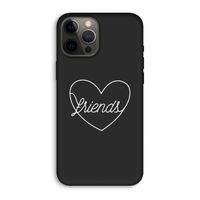 Friends heart pastel: iPhone 12 Pro Max Biologisch afbreekbaar hoesje