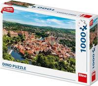 DinoToys Dino puzzel - drone beeld český krumlov - 1000 stukjes