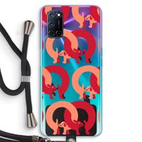 Dogs: Oppo A72 Transparant Hoesje met koord