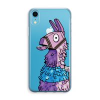 Lama: iPhone XR Transparant Hoesje