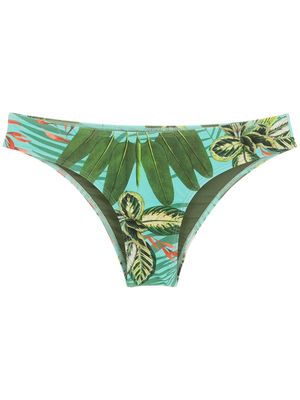 Lygia & Nanny bas de bikini Waikiki à imprimé tropical - Vert