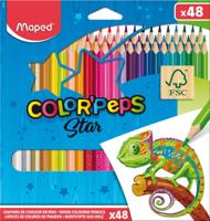 Kleurpotlood maped colorpeps star 48 kleuren