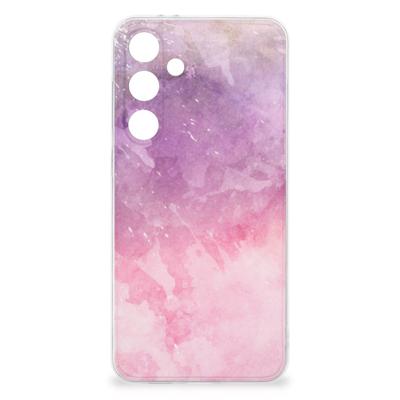 Smartphone hoesje Samsung Galaxy S24 FE Pink Purple Paint