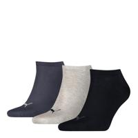 Puma sokken invisible marine-grijs-blauw 3-pack-47-49