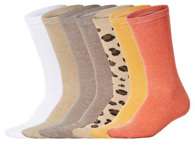 esmara 7 Paar dames sokken (wit/beige/geel, 39-42) esmara 7 Paar dames sokken (wit/beige/geel, 39-42)