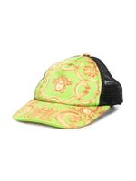 Versace Kids casquette à logo imprimé - Vert - thumbnail