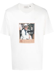 Limitato t-shirt en coton à imprimé photographique - Blanc