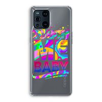 Touch Me: Oppo Find X3 Transparant Hoesje