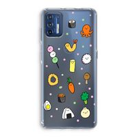 Happy bento friends: Motorola Moto G9 Plus Transparant Hoesje