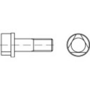 TOOLCRAFT 147116 Driekant schroeven M8 25 mm Driehoekige moer DIN 22424 Staal 100 stuk(s)