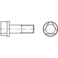 TOOLCRAFT 147119 Driekant schroeven M10 30 mm Driehoekige moer DIN 22424 Staal 100 stuk(s) - thumbnail