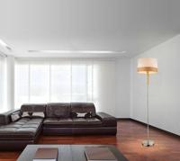 Staande lamp hout &apos;Chipsy&apos; E27 fitting 170cm