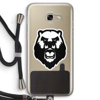 Angry Bear (white): Samsung Galaxy A5 (2017) Transparant Hoesje met koord