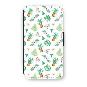 Ananas bladeren: iPhone X Flip Hoesje