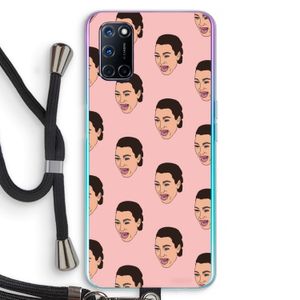 Ugly Cry Call: Oppo A92 Transparant Hoesje met koord