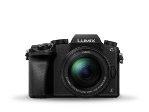 Panasonic Lumix DMC-G7 + G VARIO 14-42mm MILC 16 MP Live MOS 4592 x 3448 Pixels Zwart