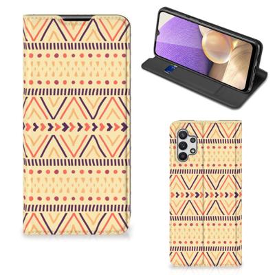 Samsung Galaxy A32 5G | Hoesje met Magneet | Aztec Yellow