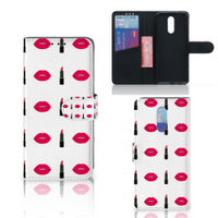Nokia 3.2 Telefoon Hoesje Lipstick Kiss - thumbnail