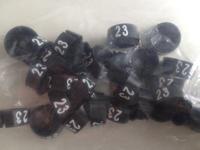 MB zwart/wit 23 voor op kledinghanger